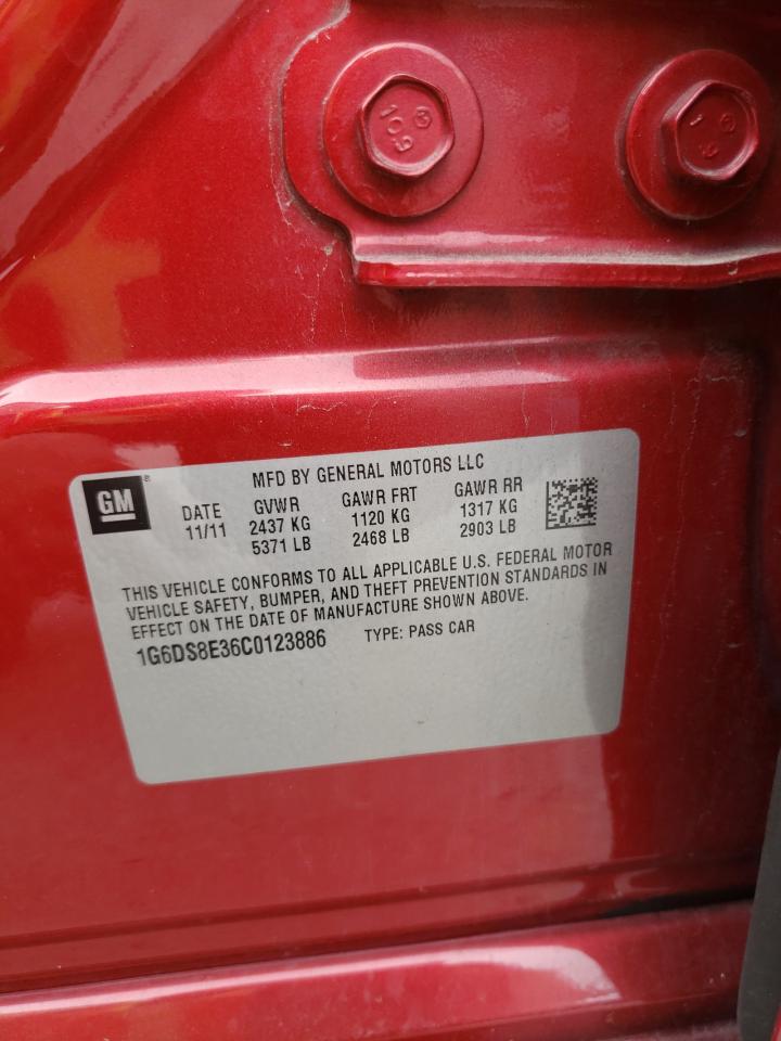Photo 10 from auction – 2012 CADILLAC CTS PREMIU with VIN 1G6DS8E36C0123886