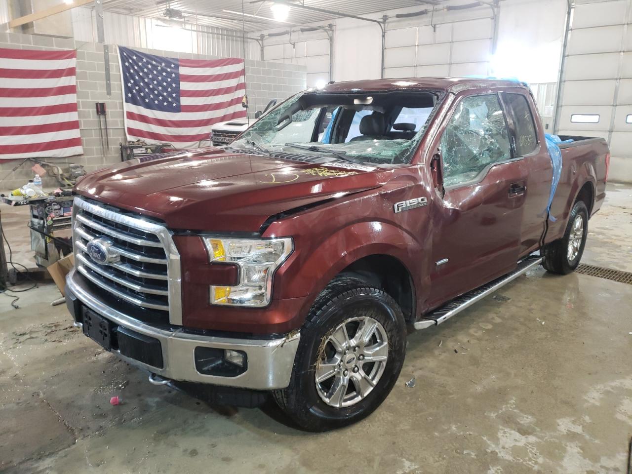 Photo 2 from auction – 2015 FORD F150 SUPER with VIN 1FTEX1EP6FFC76153