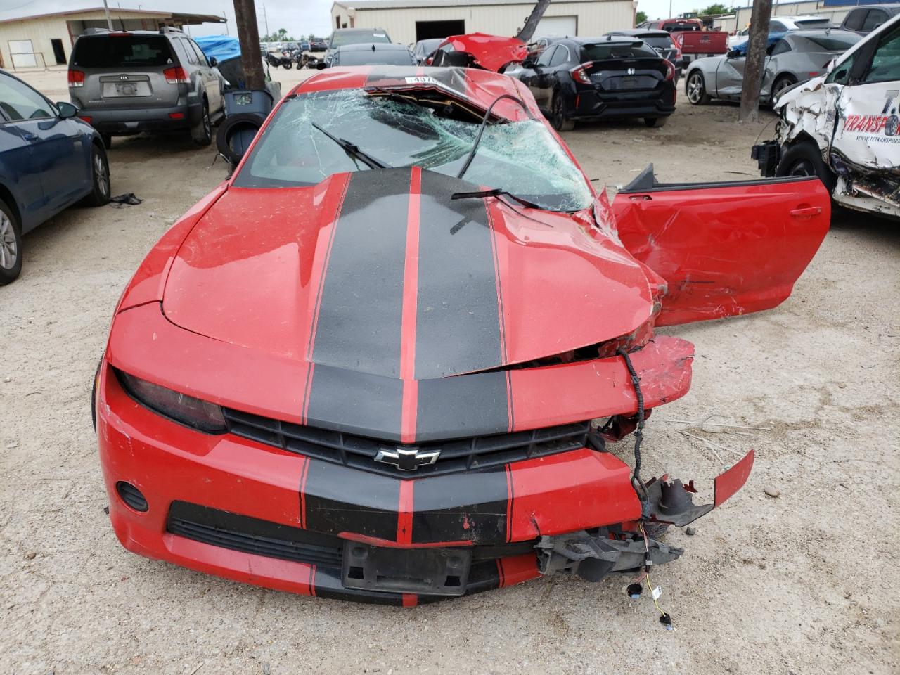 Photo 12 from auction – 2014 CHEVROLET CAMARO LS with VIN 2G1FA1E37E9302293