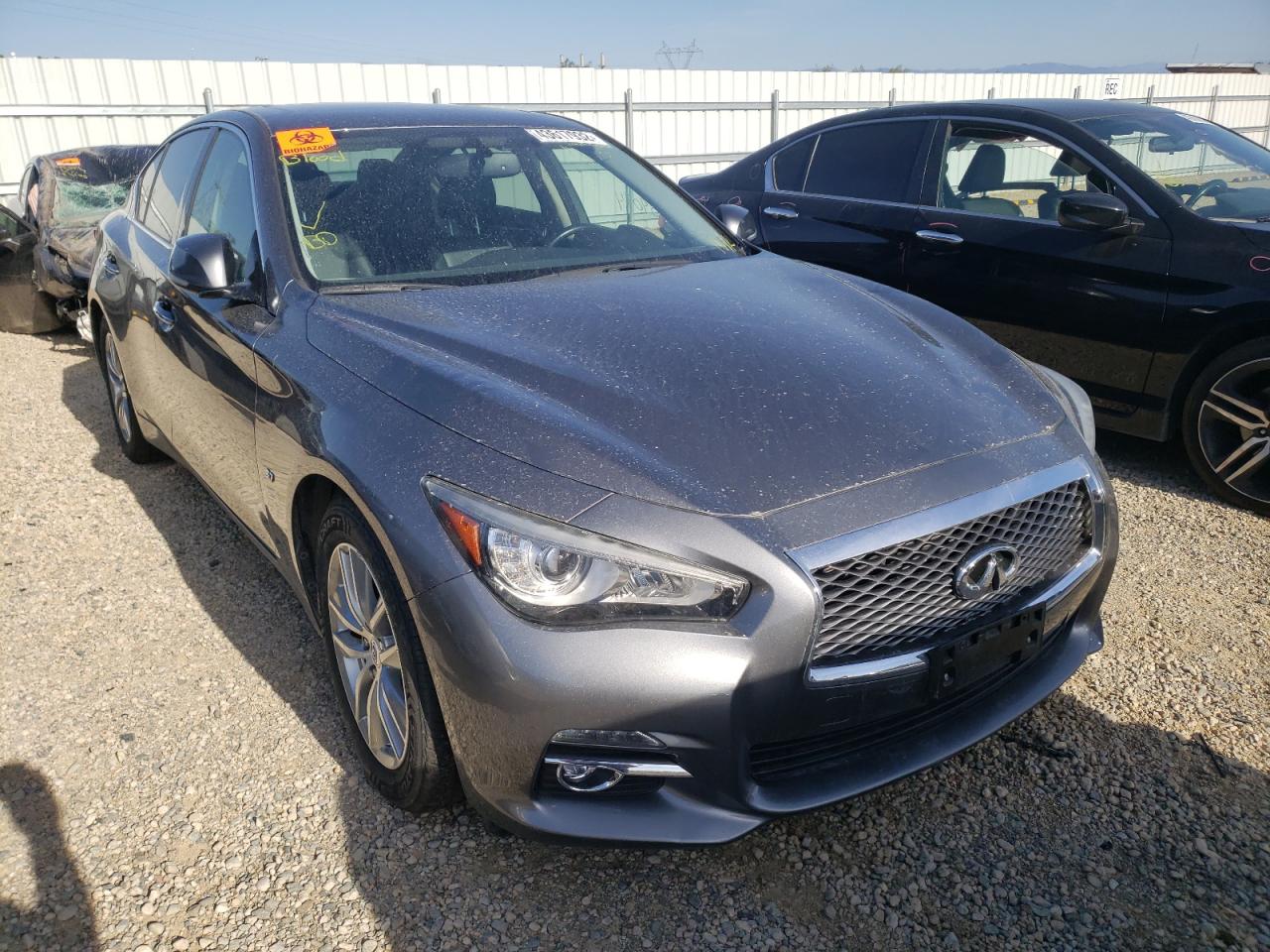 INFINITI Q50 BASE 2014 with VIN JN1BV7AR1EM699061 - Photo from auction