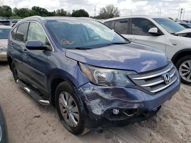 HONDA CR-V EXL 2014 with VIN 2HKRM3H79EH524286 - Photo from auction