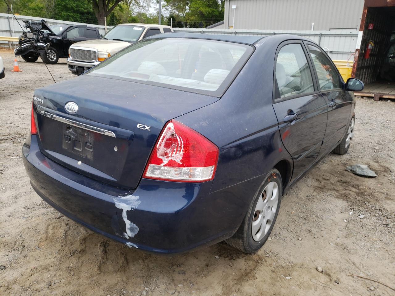 Photo 4 from auction – 2007 KIA SPECTRA EX with VIN KNAFE122275420661