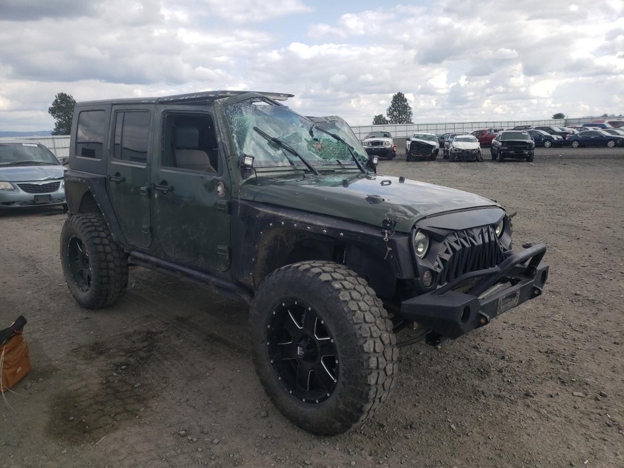 JEEP WRANGLER U 2008 with VIN 1J4GA59198L596167 - Photo from auction