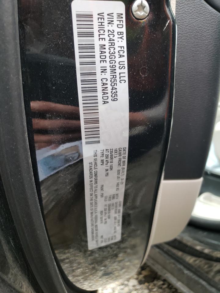 Photo 10 from auction – 2021 CHRYSLER PACIFICA L with VIN 2C4RC3GG9MR554359