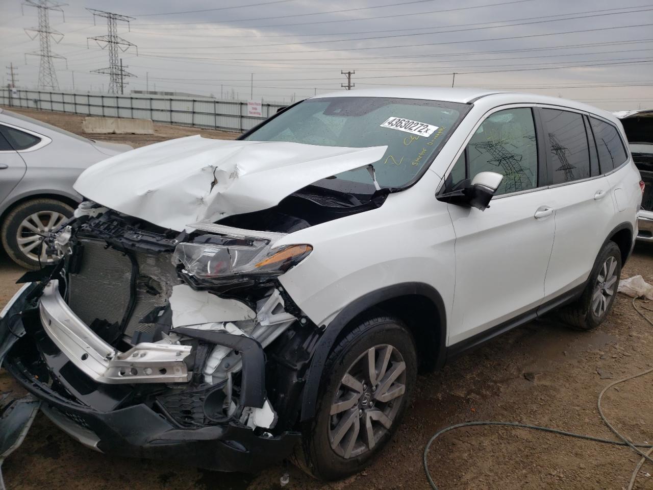 Photo 2 from auction – 2020 HONDA PILOT EX with VIN 5FNYF6H3XLB070291