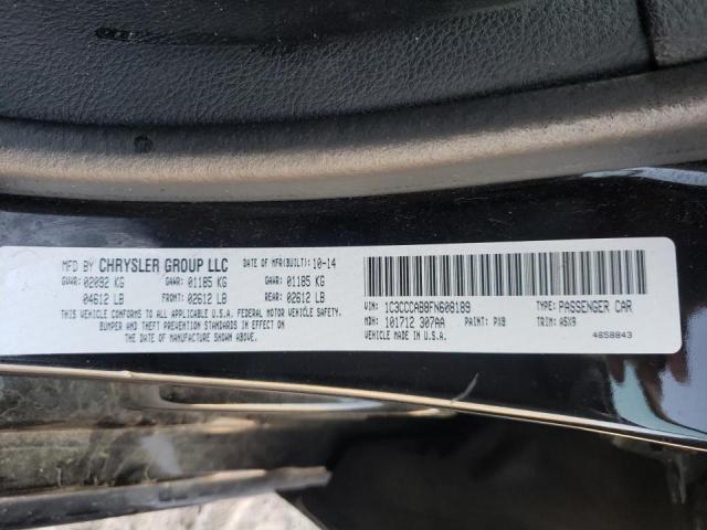 Photo 10 from auction – 2015 CHRYSLER 200 LIMITE with VIN 1C3CCCAB8FN608189
