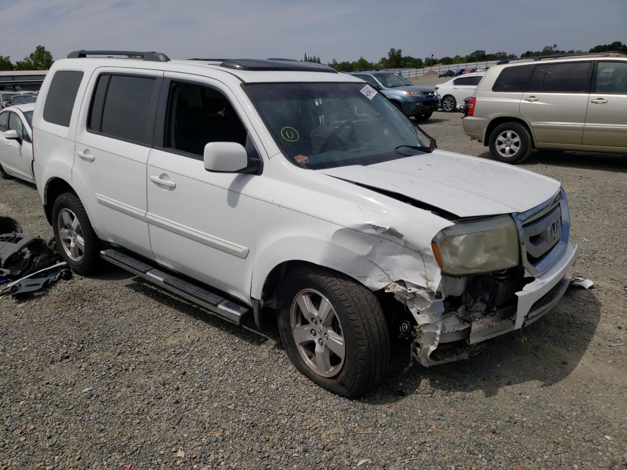 Photo 1 from auction – 2009 HONDA PILOT EXL with VIN 5FNYF385X9B012867