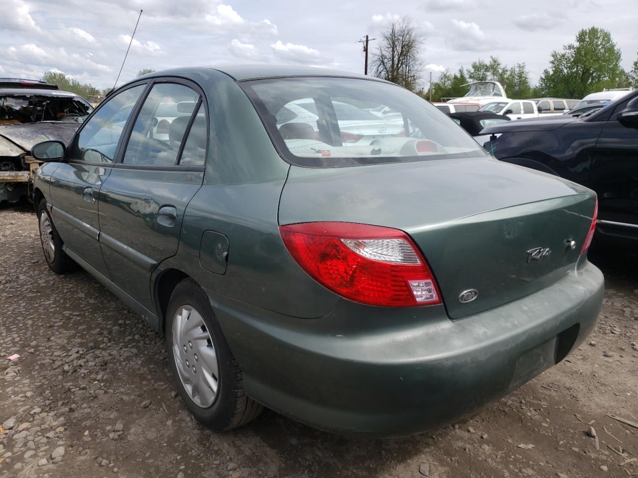 Photo 3 from auction – 2002 KIA RIO with VIN KNADC123926157111