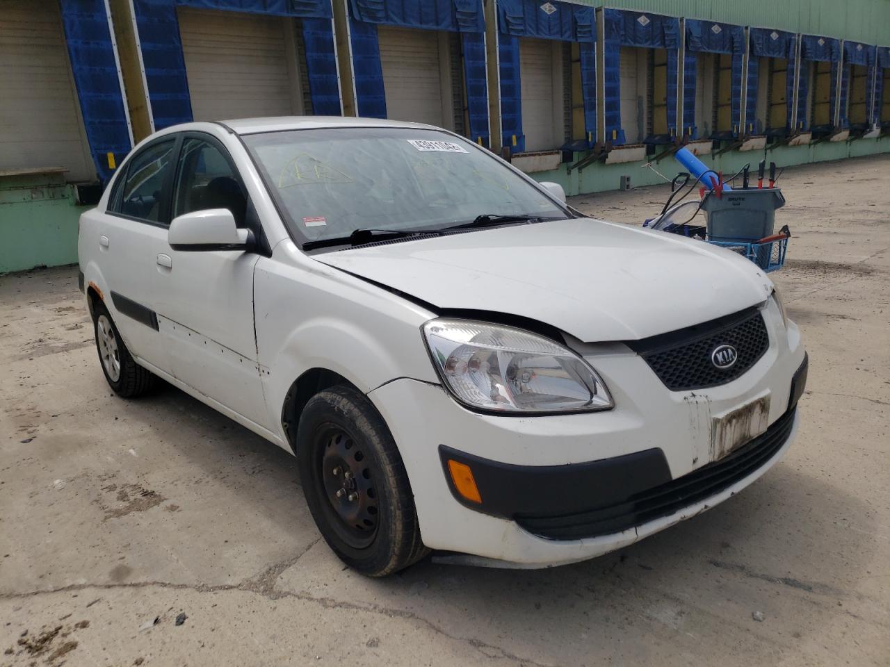 KIA RIO BASE 2008 with VIN KNADE123886374152 - Photo from auction