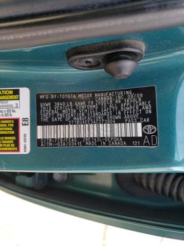 Photo 10 from auction – 2010 TOYOTA COROLLA BA with VIN 2T1BU4EE3AC273904