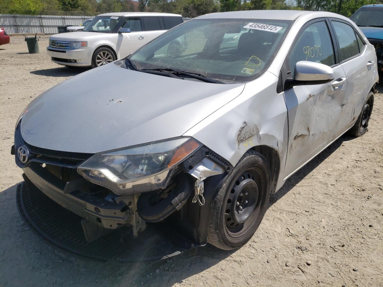 Photo 2 from auction – 2016 TOYOTA COROLLA L with VIN 5YFBURHE3GP457127