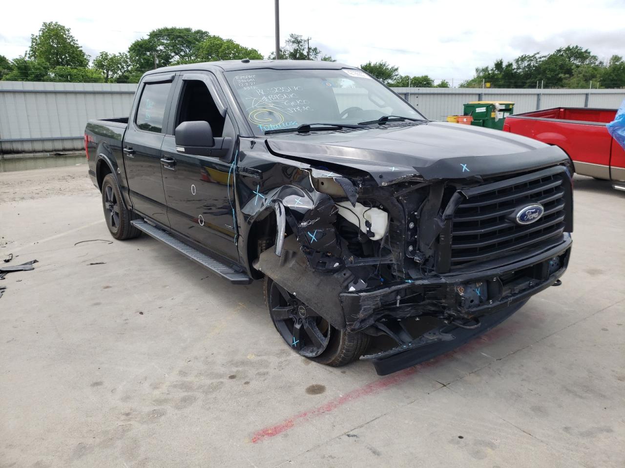 FORD F150 SUPER 2017 with VIN 1FTEW1EG2HKD69880 - Photo from auction