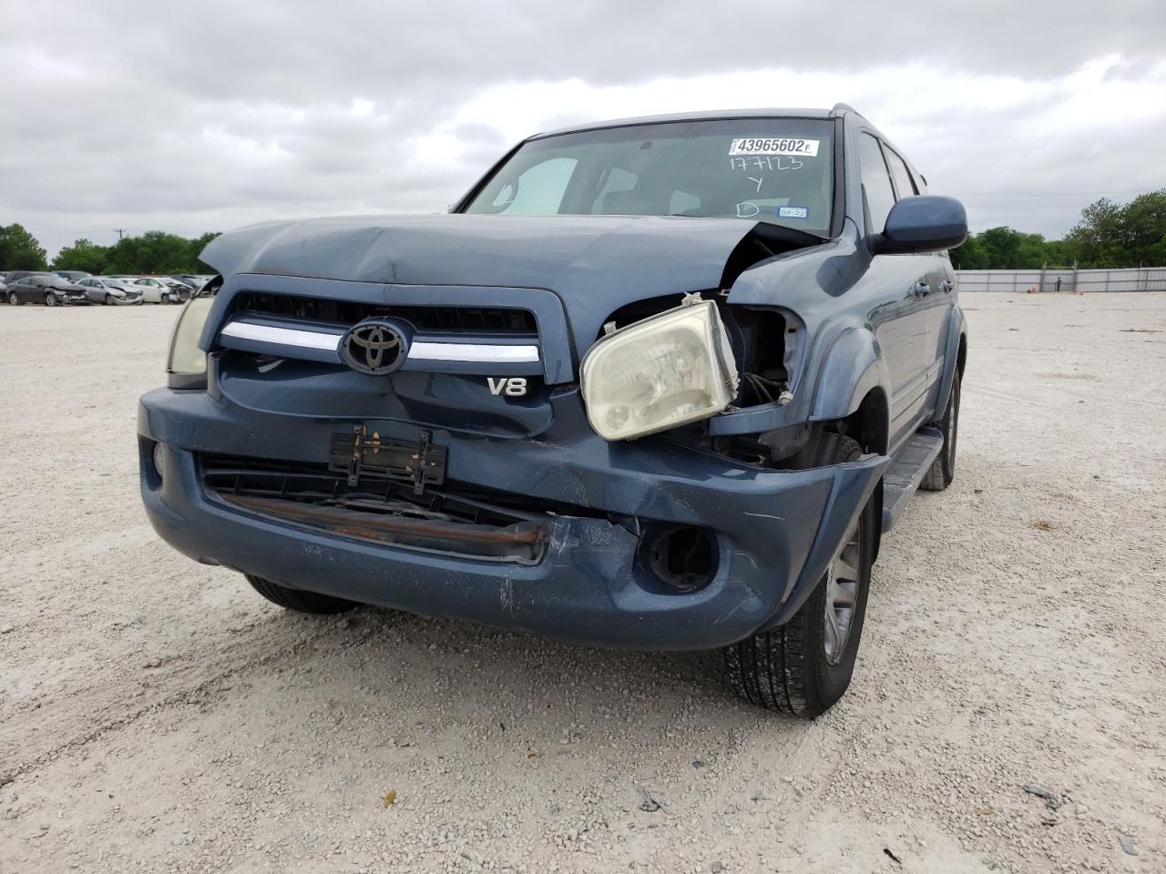 Photo 9 from auction – 2006 TOYOTA SEQUOIA SR with VIN 5TDZT34A06S269365