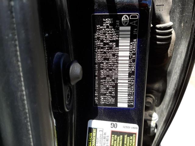 Photo 10 from auction – 2015 TOYOTA COROLLA L with VIN 2T1BURHE5FC372868
