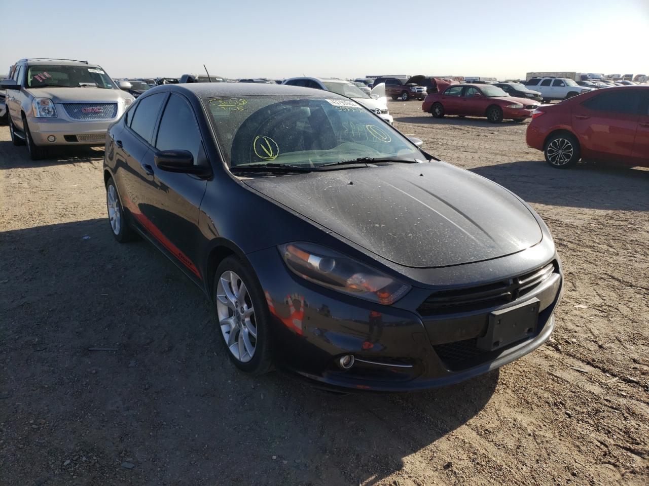 DODGE DART SXT 2013 with VIN 1C3CDFBA3DD332236 - Photo from auction