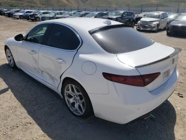 Photo 3 from auction – 2018 ALFA ROMEO GIULIA TI with VIN ZARFAECN2J7592401
