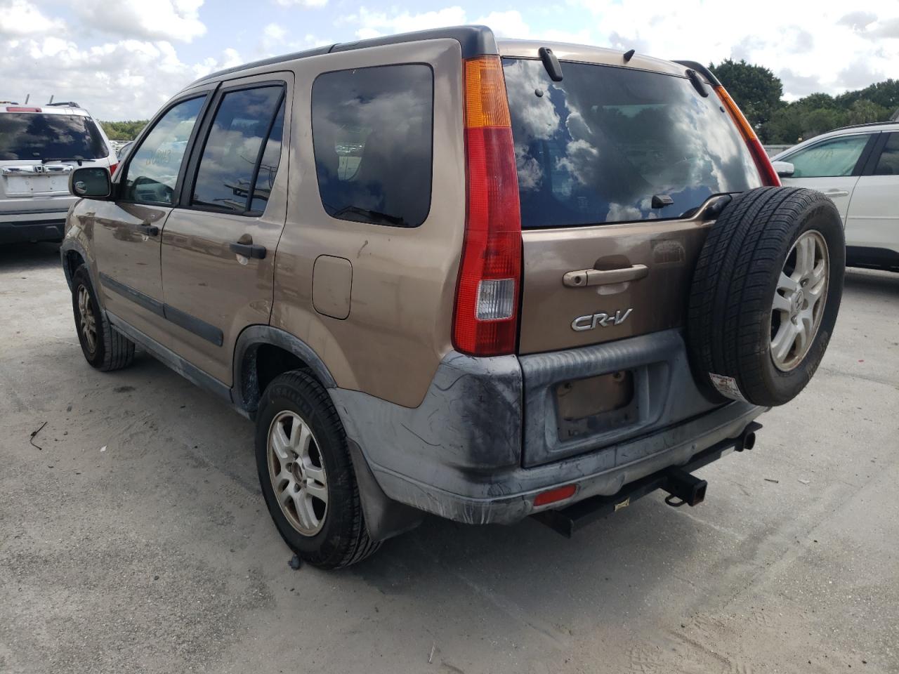 Photo 3 from auction – 2002 HONDA CR-V EX with VIN JHLRD78822C058517