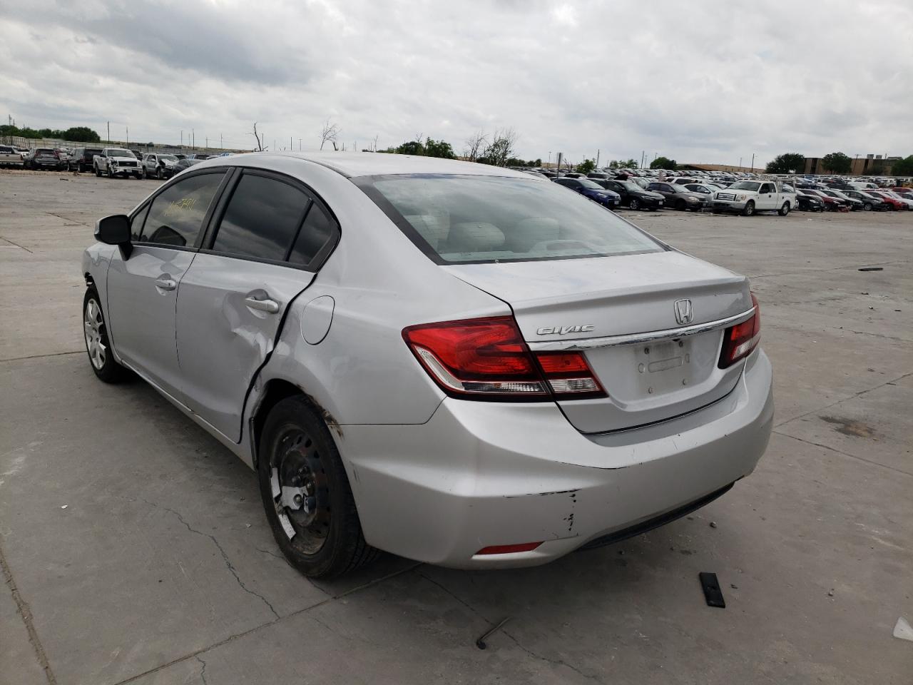 Photo 3 from auction – 2013 HONDA CIVIC LX with VIN 19XFB2F51DE029622