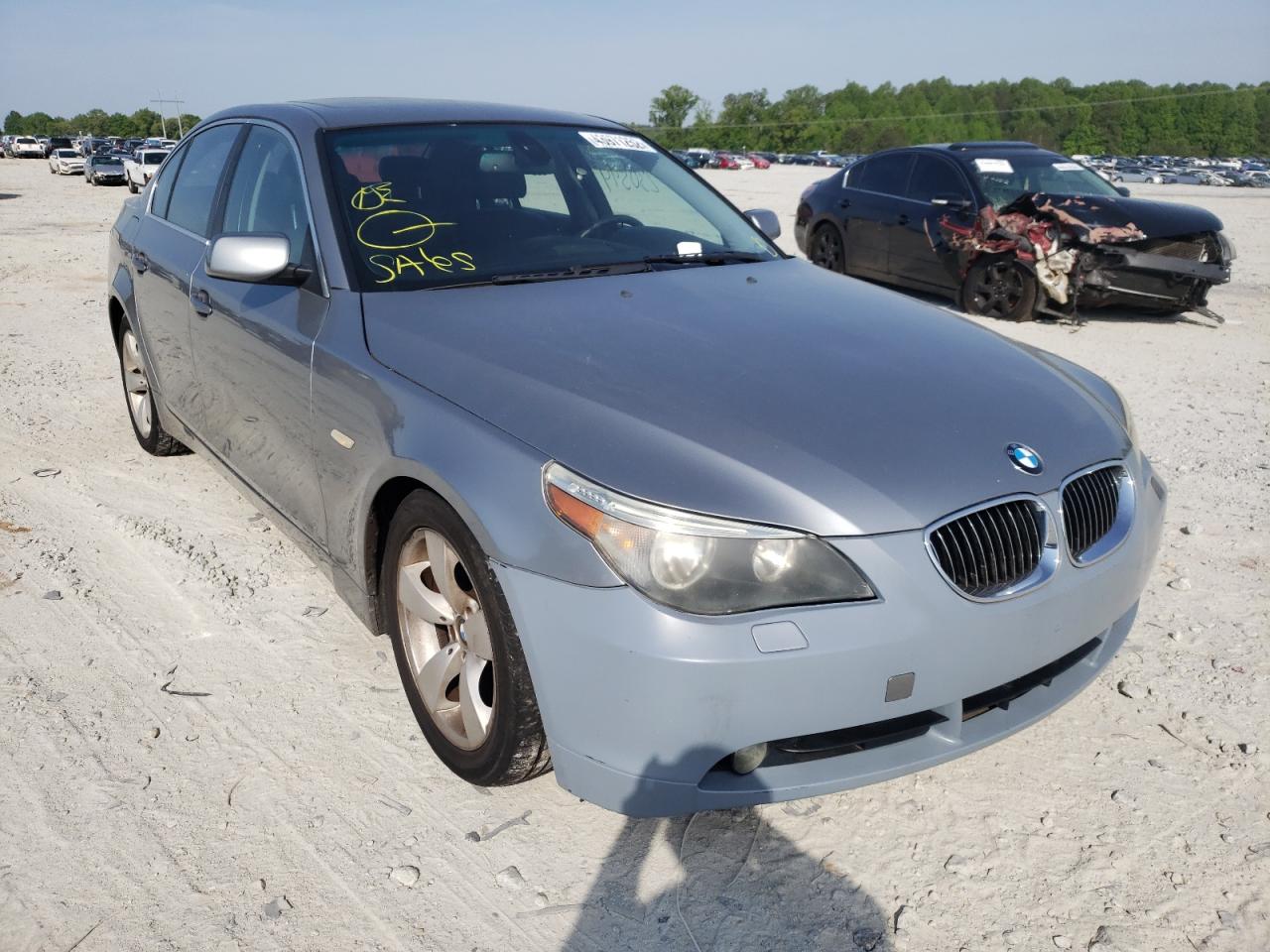 BMW 525 I 2007 with VIN WBANE53547CY05324 - Photo from auction