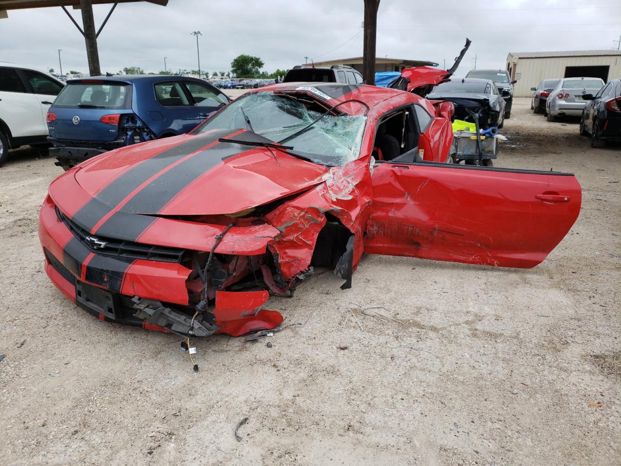 Photo 15 from auction – 2014 CHEVROLET CAMARO LS with VIN 2G1FA1E37E9302293