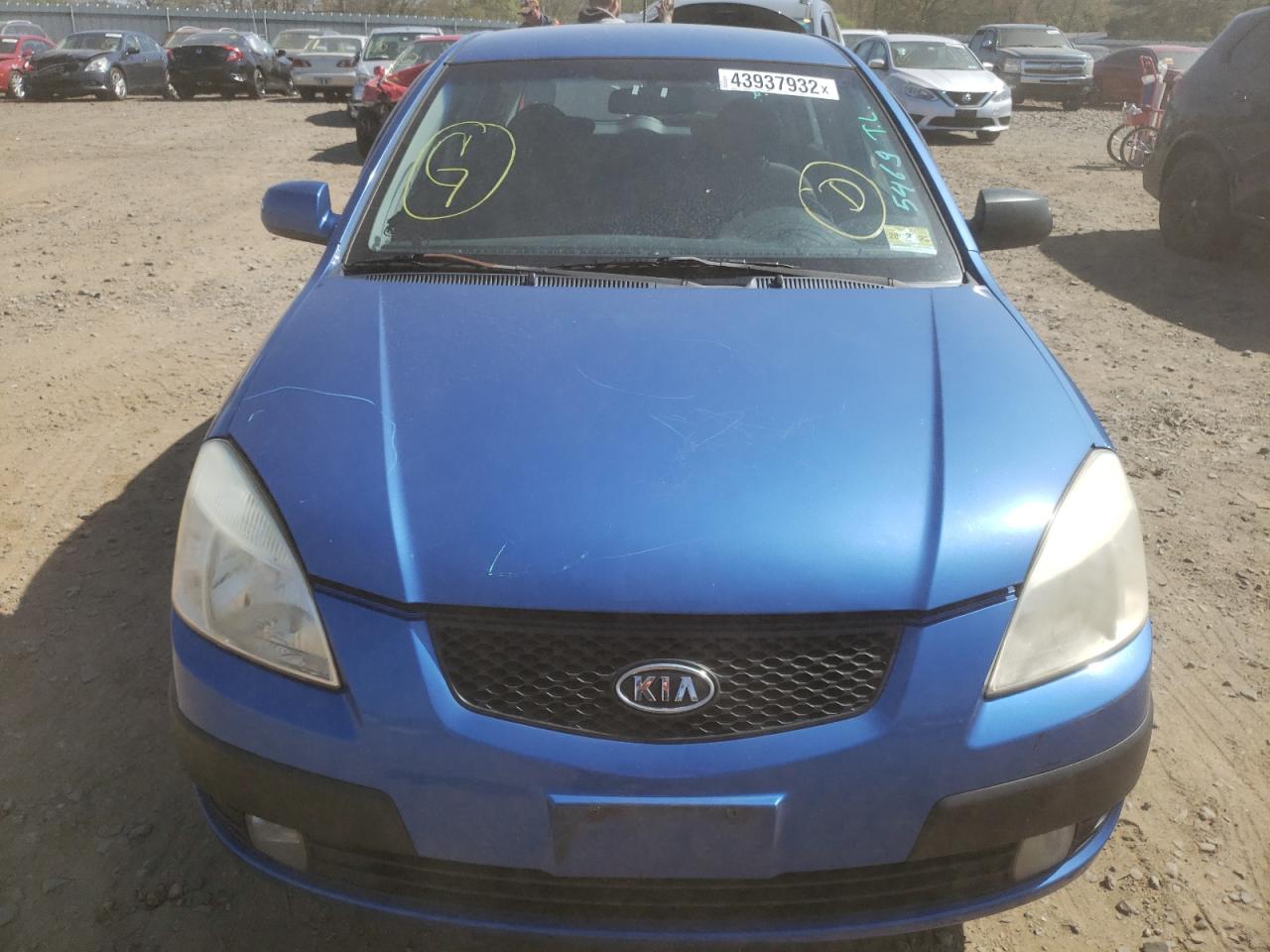 Photo 9 from auction – 2006 KIA RIO 5 with VIN KNADE163X66122619