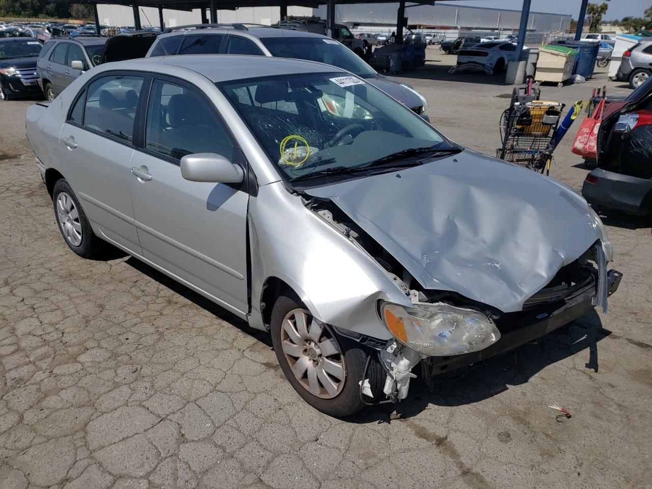 TOYOTA COROLLA CE 2004 with VIN 1NXBR32E04Z282577 - Photo from auction
