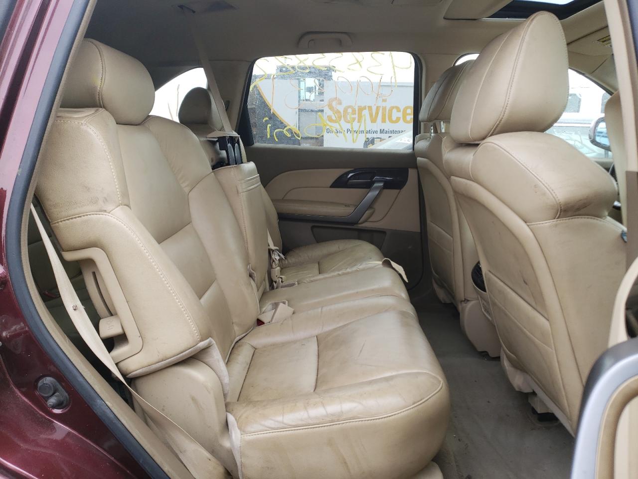 Photo 6 from auction – 2008 ACURA MDX TECHNO with VIN 2HNYD28418H548469