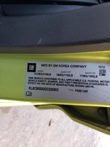 Zdjęcie 10 z aukcji – 2013 CHEVROLET SPARK LS z VIN KL8CB6S92DC525953