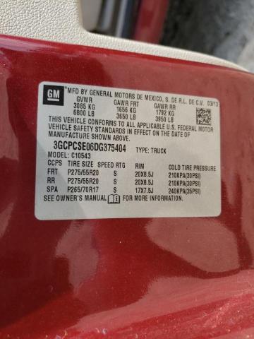 Photo 10 from auction – 2013 CHEVROLET SILVERADO with VIN 3GCPCSE06DG375404