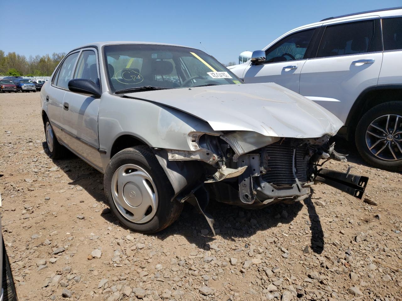 TOYOTA COROLLA VE 2000 with VIN 1NXBR18E0YZ346764 - Photo from auction