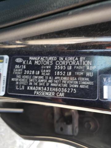 Photo 10 from auction – 2017 KIA RIO EX with VIN KNADN5A3XH6036275