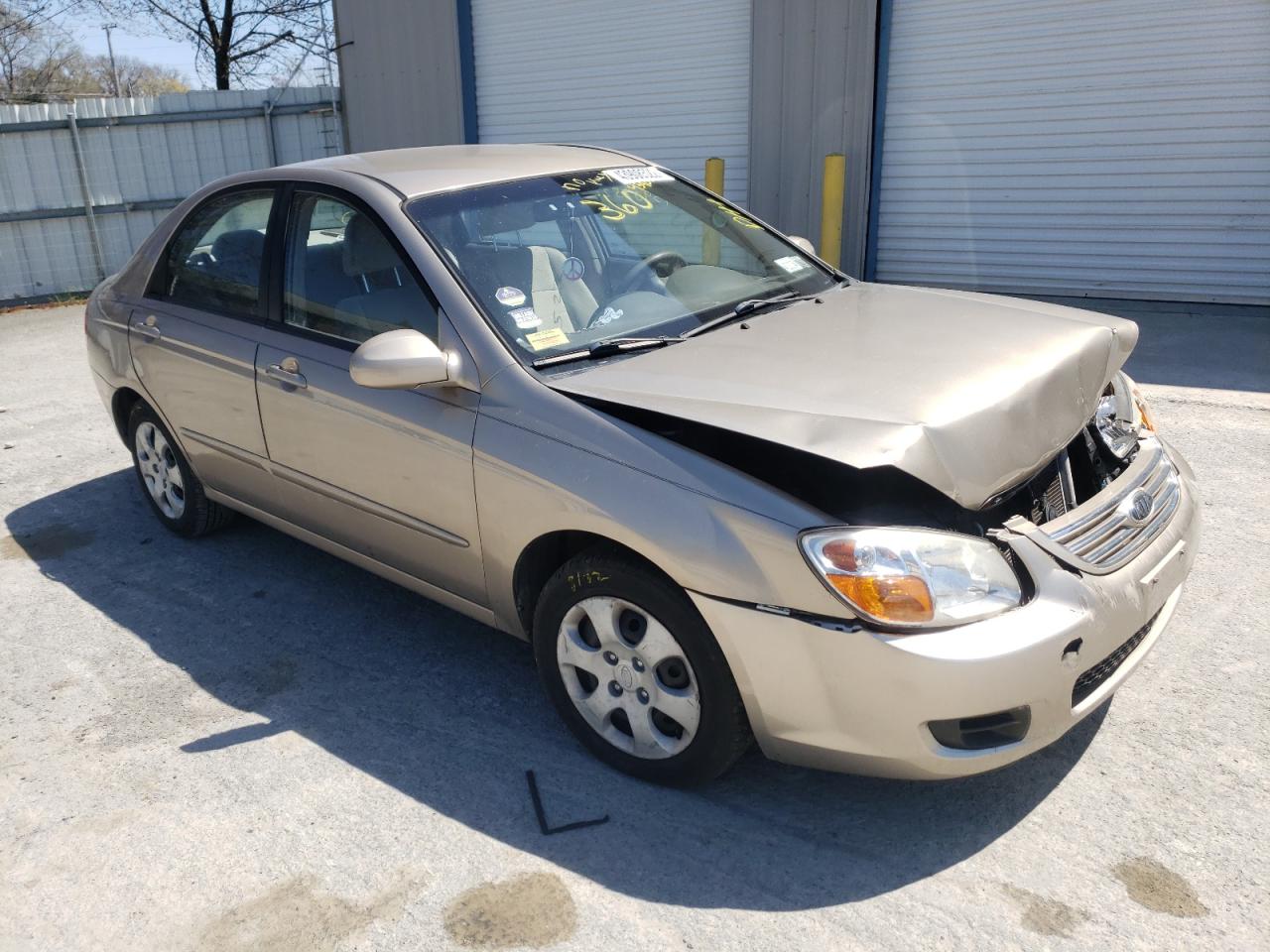 KIA SPECTRA EX 2007 with VIN KNAFE121775485237 - Photo from auction