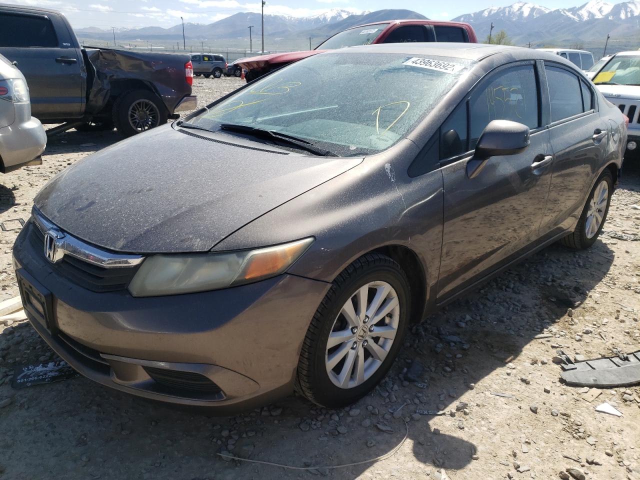Photo 2 from auction – 2012 HONDA CIVIC EX with VIN 2HGFB2F8XCH517370