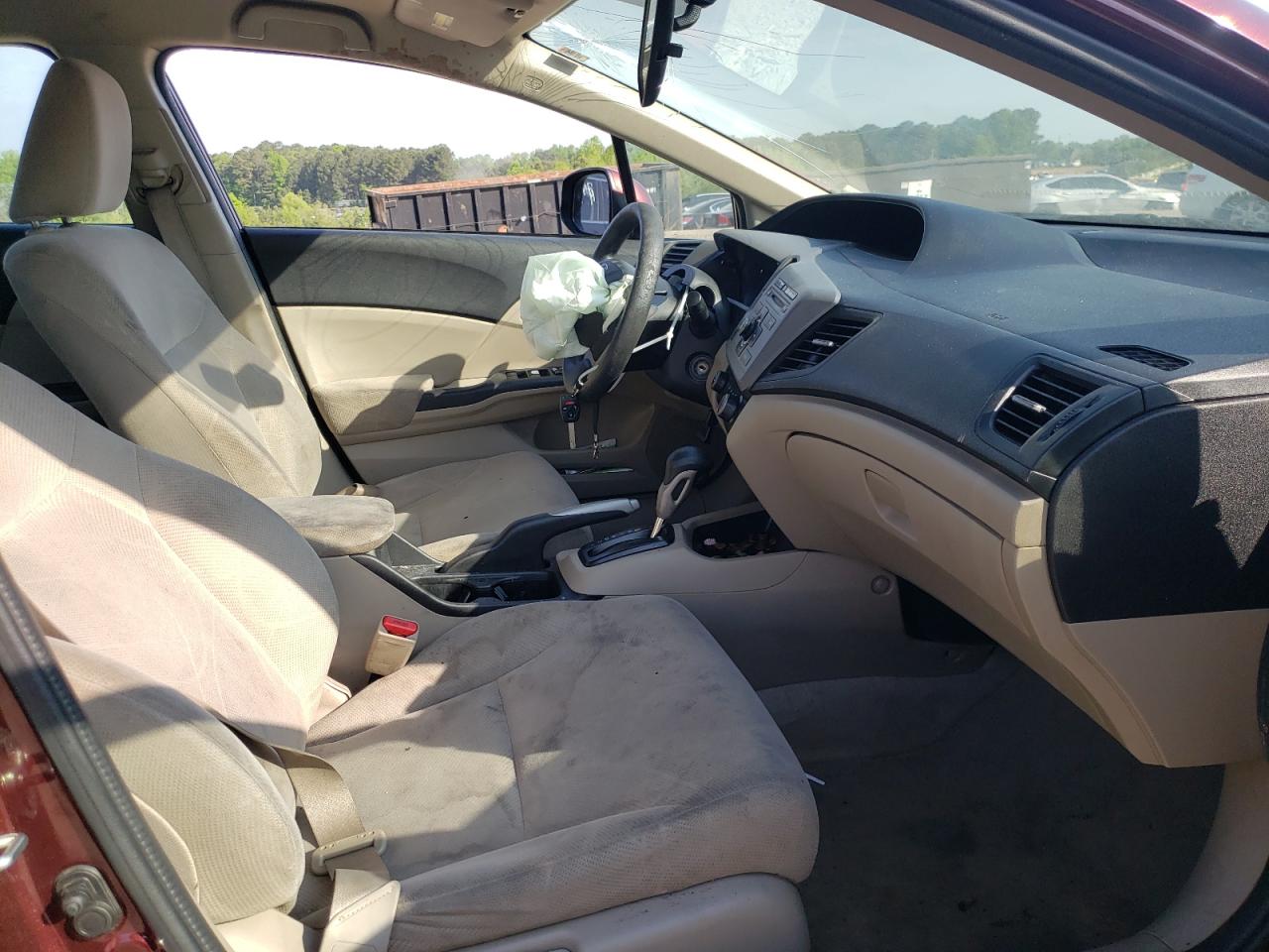Photo 5 from auction – 2012 HONDA CIVIC LX with VIN 19XFB2F55CE104952