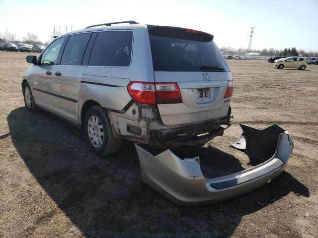 Photo 3 from auction – 2005 HONDA ODYSSEY LX with VIN 5FNRL38225B501020