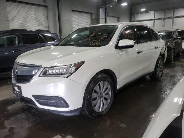 Photo 2 from auction – 2016 ACURA MDX TECHNO with VIN 5FRYD4H42GB050723