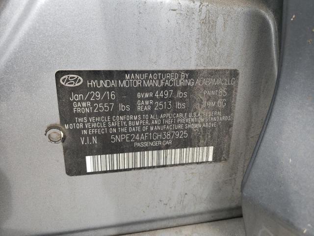 Photo 10 from auction – 2016 HYUNDAI SONATA SE with VIN 5NPE24AF1GH387925