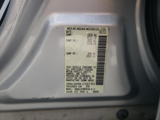 Photo 10 from auction – 2013 NISSAN ALTIMA 2.5 with VIN 1N4AL3AP4DC250795