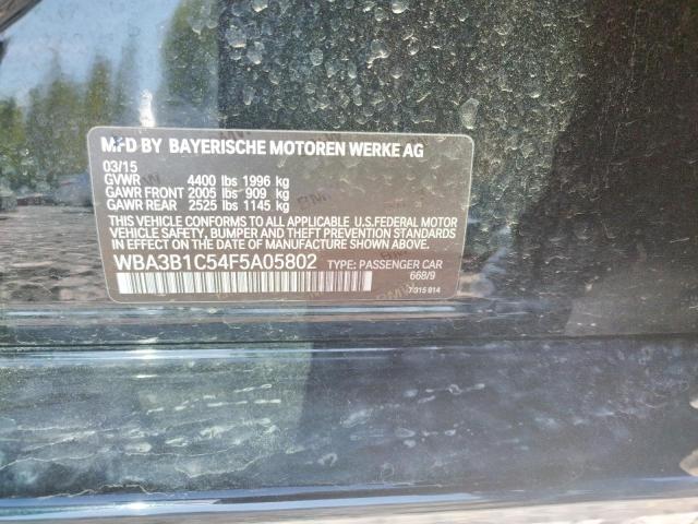 Photo 10 from auction – 2015 BMW 320 I with VIN WBA3B1C54F5A05802