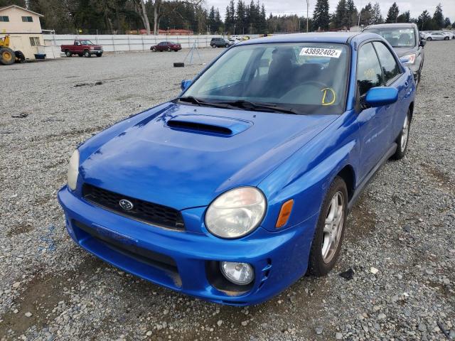 Photo 2 from auction – 2002 SUBARU IMPREZA WR with VIN JF1GD29692H512422