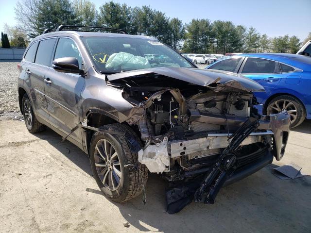 Photo 1 from auction – 2019 TOYOTA HIGHLANDER with VIN 5TDJZRFH0KS581964