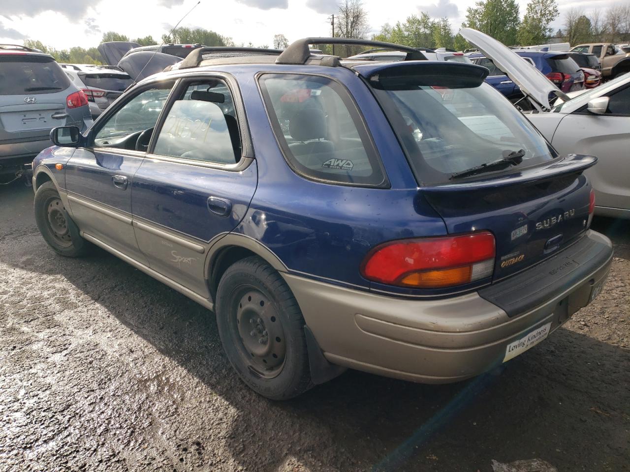 Photo 3 from auction – 2001 SUBARU IMPREZA OU with VIN JF1GF48591H804665