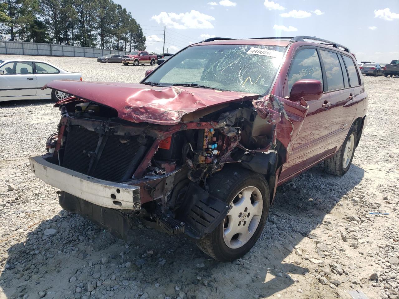 Photo 2 from auction – 2007 TOYOTA HIGHLANDER with VIN JTEEP21A670204263