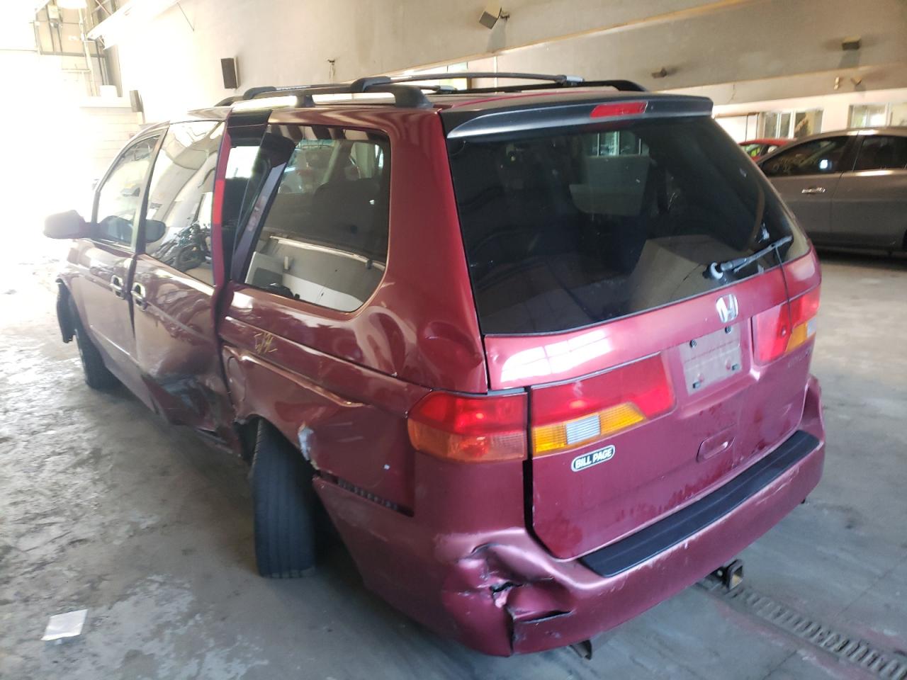 Photo 3 from auction – 2002 HONDA ODYSSEY EX with VIN 2HKRL18632H545970