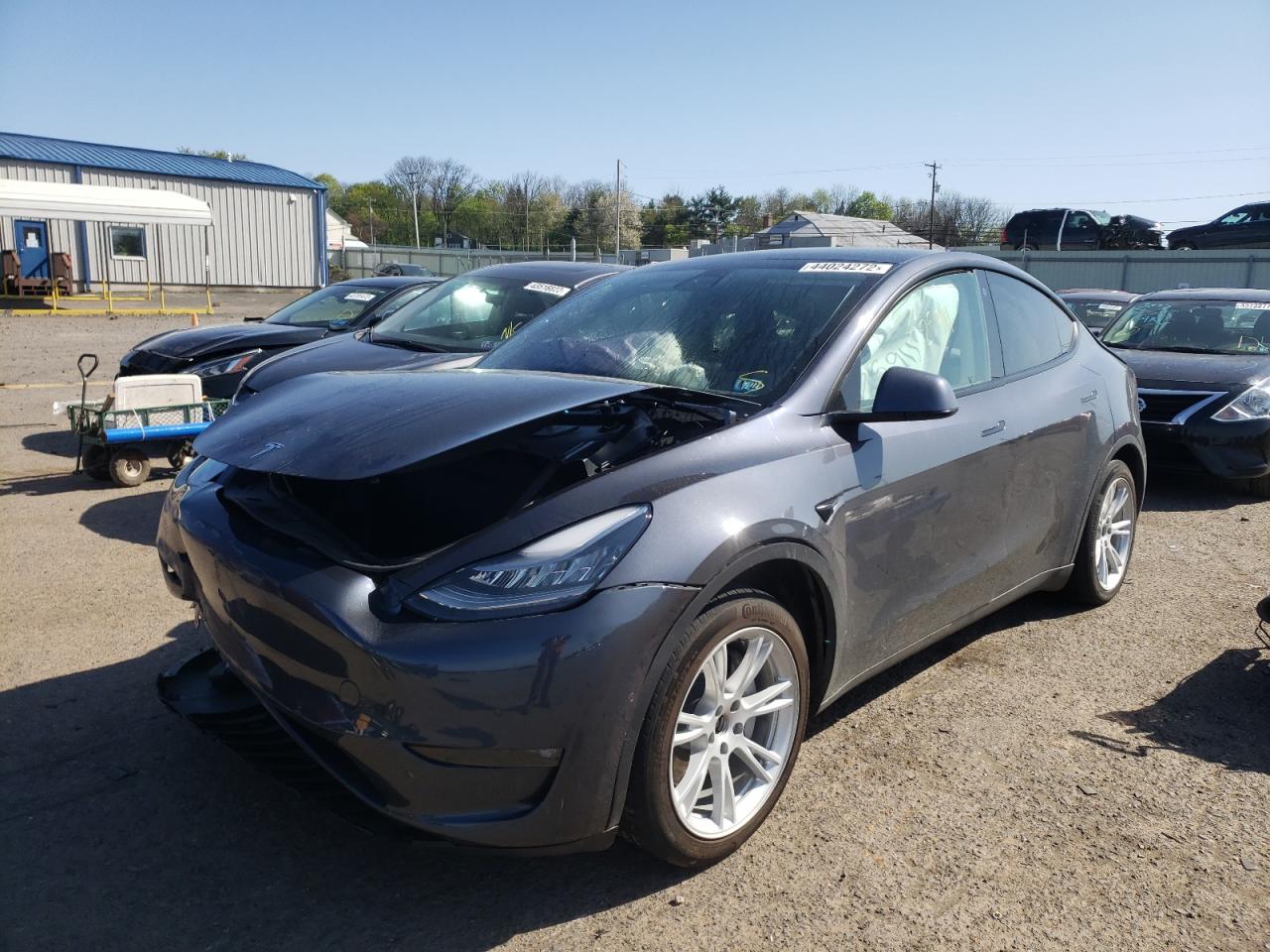 Photo 15 from auction – 2021 TESLA MODEL Y with VIN 5YJYGDEE2MF146322