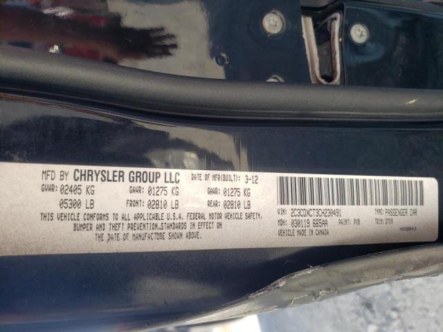 Photo 10 from auction – 2012 DODGE CHARGER R/ with VIN 2C3CDXCT3CH230491