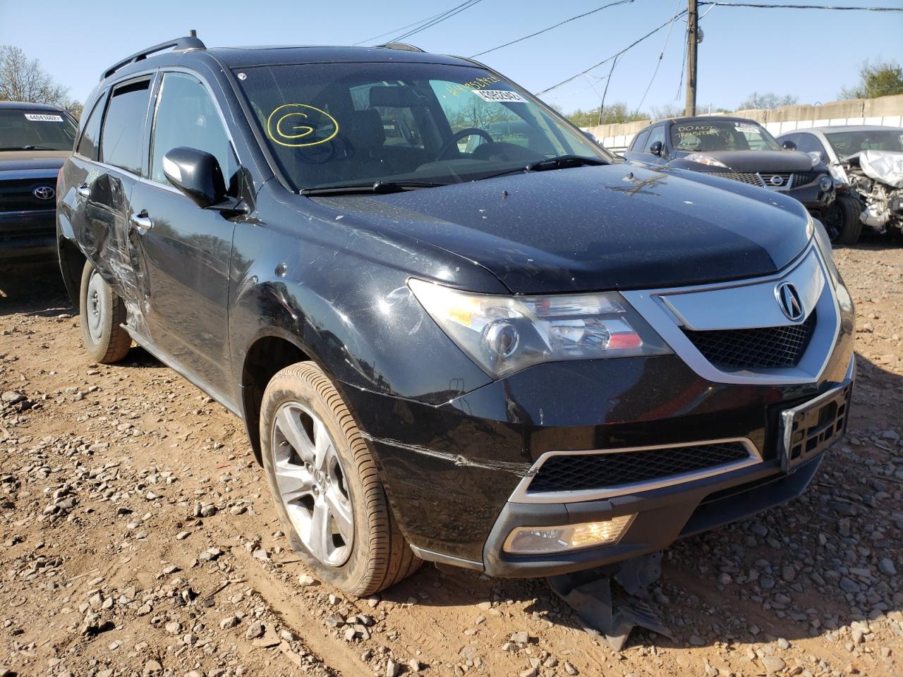 ACURA MDX 2010 with VIN 2HNYD2H26AH504245 - Photo from auction