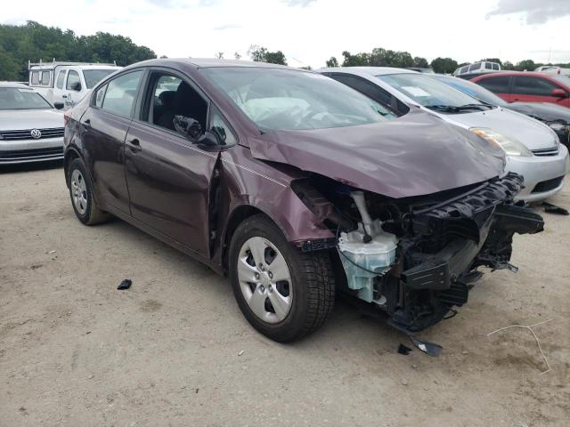 KIA FORTE LX 2017 with VIN 3KPFK4A78HE054706 - Photo from auction