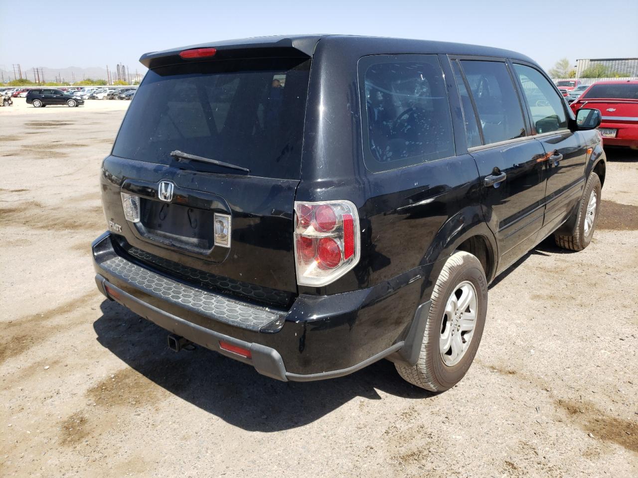 Photo 4 from auction – 2007 HONDA PILOT LX with VIN 5FNYF28147B009869