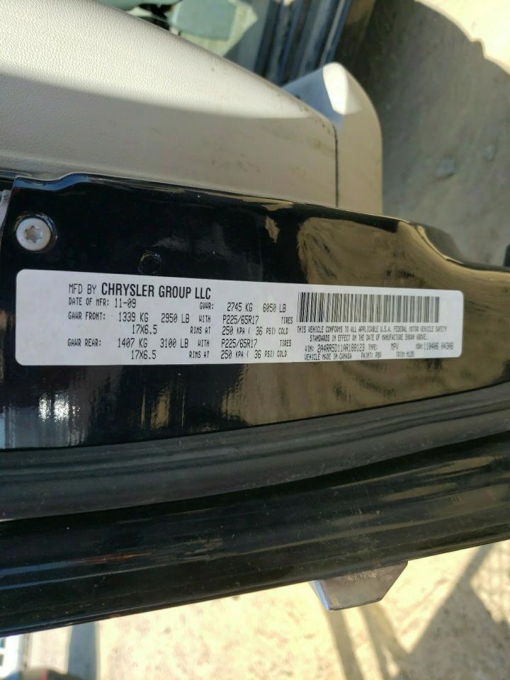 Photo 10 from auction – 2010 CHRYSLER TOWN & COU with VIN 2A4RR5D11AR188123